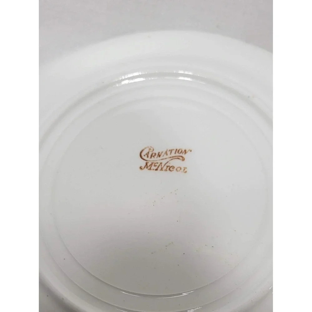 Thomas Sevres Bavaria Porcelain Floral Plate Gold Trim ~8 in Round Decorative